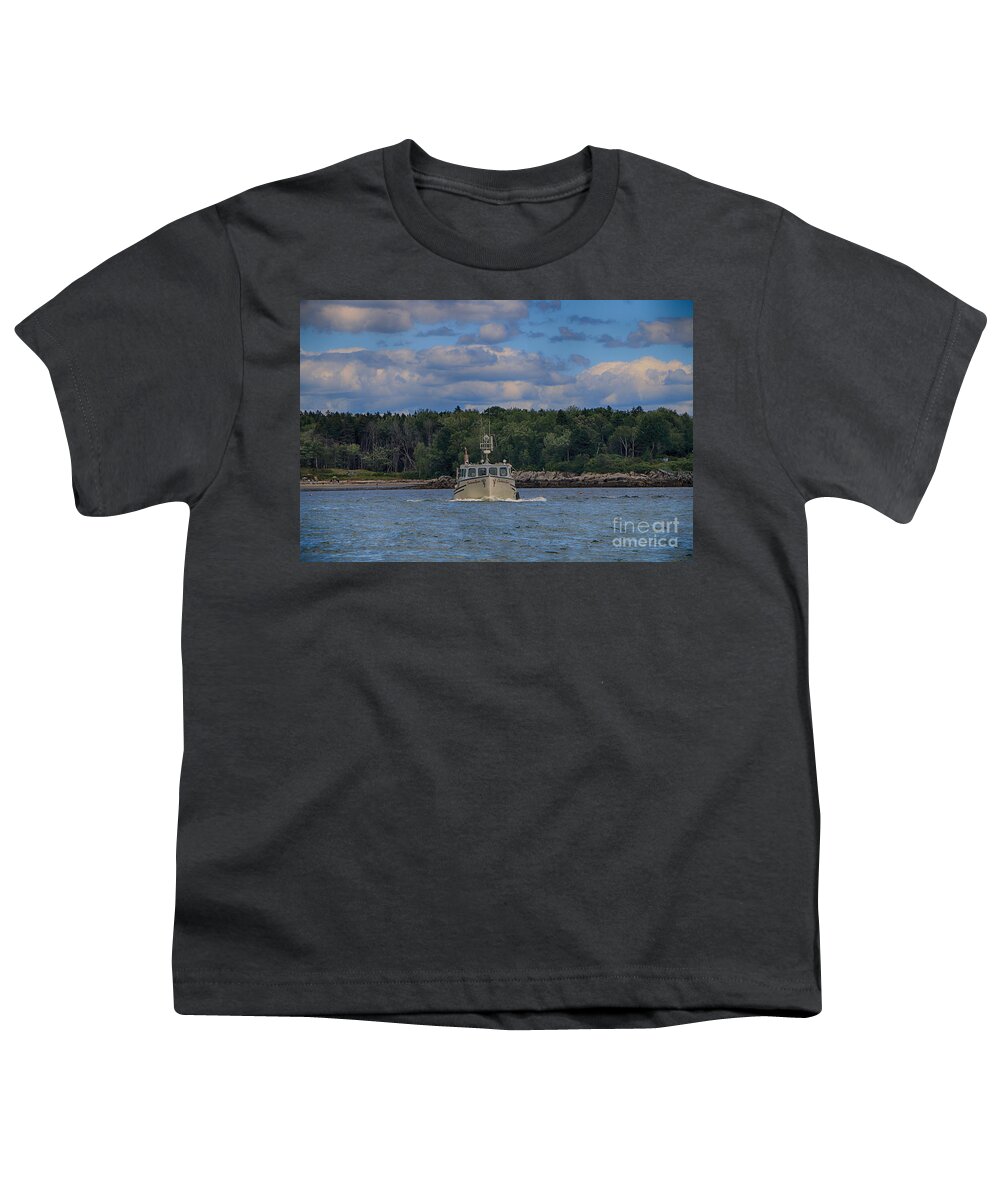 Lobster Youth T-Shirt featuring the photograph Island Living by Elizabeth Dow