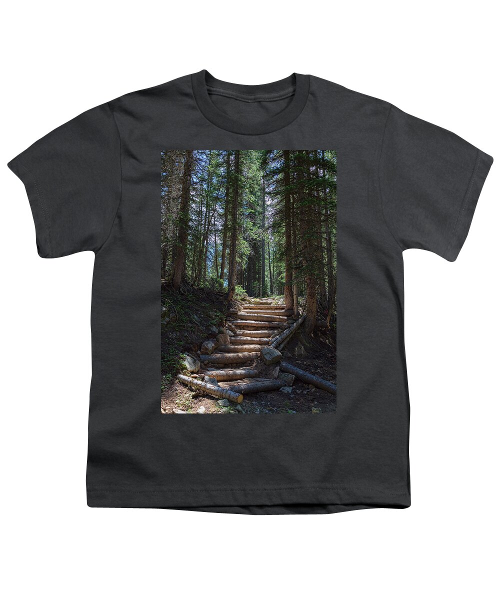 Natural Youth T-Shirt featuring the photograph Just Another Stairway To Heaven by James BO Insogna
