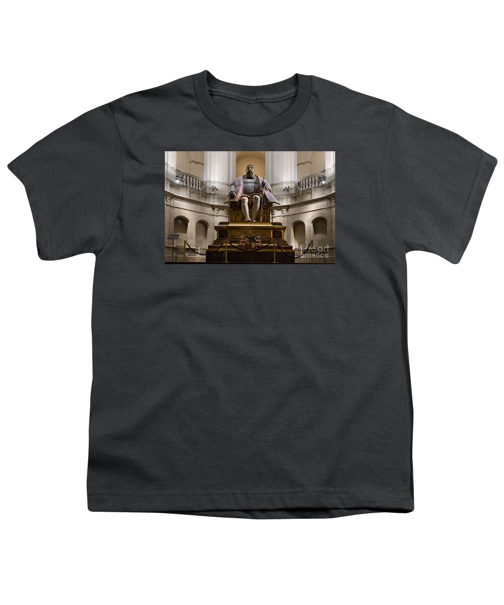 Photography Youth T-Shirt featuring the photograph King Gustav Vasa in the Nordiska museet by RicardMN Photography