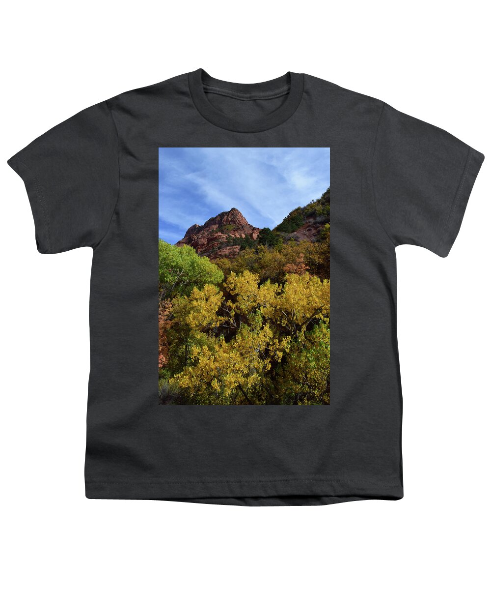 Zion Youth T-Shirt featuring the photograph Kolob Canyon No. 63 by Sandy Taylor