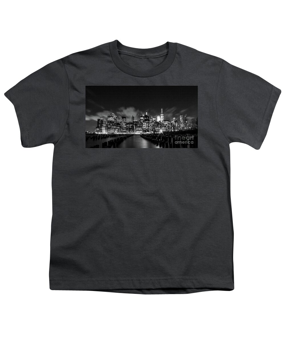 New York Youth T-Shirt featuring the photograph La Gran Manzana by JCV Freelance Photography LLC