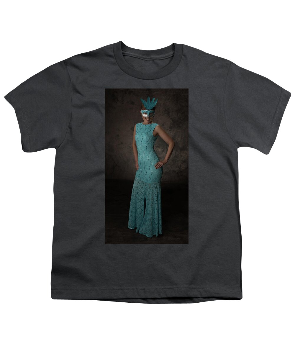 Tina Richards Youth T-Shirt featuring the photograph Lady in Blue by Gregory Daley MPSA