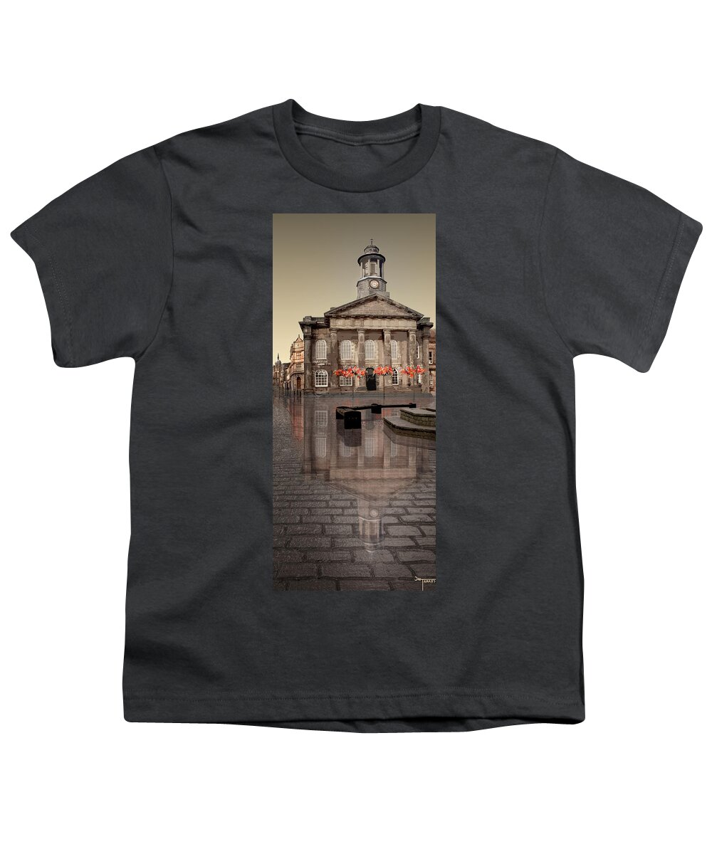 Lancaster Youth T-Shirt featuring the digital art Lancaster Museum by Joe Tamassy