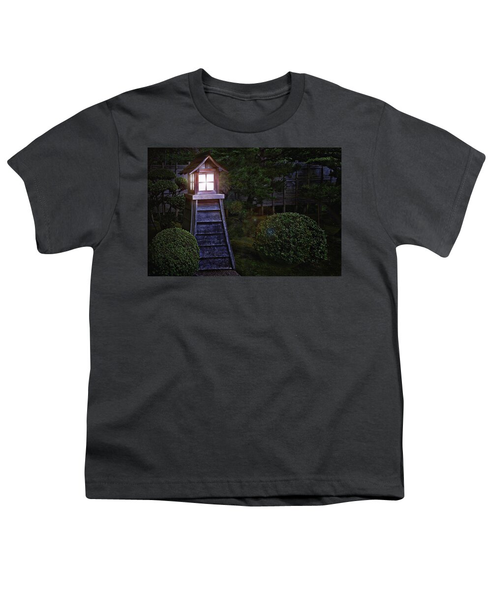Lantern Youth T-Shirt featuring the photograph Lantern in the Green by John Christopher
