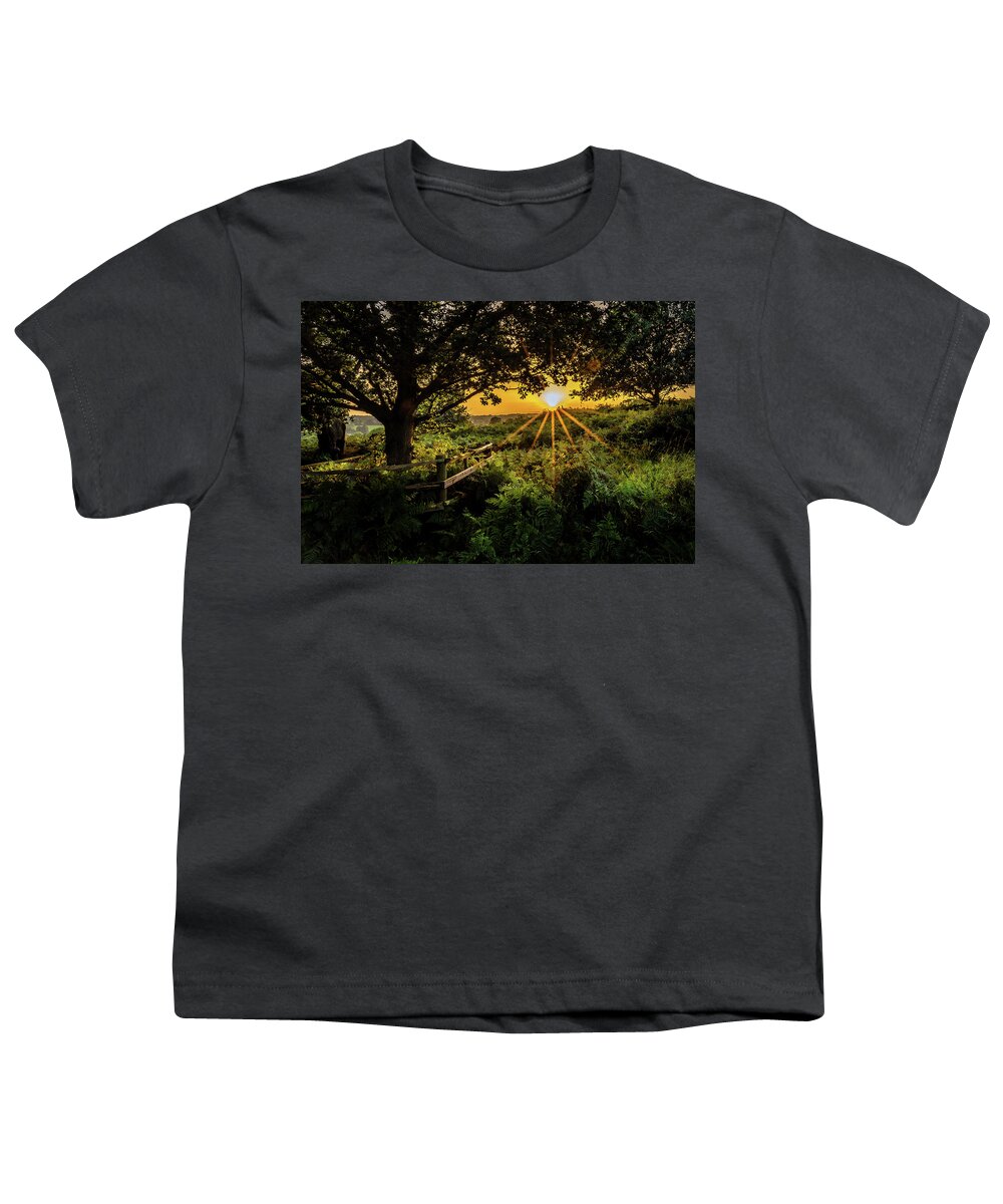 Sunset Youth T-Shirt featuring the photograph Late Glow by Nick Bywater