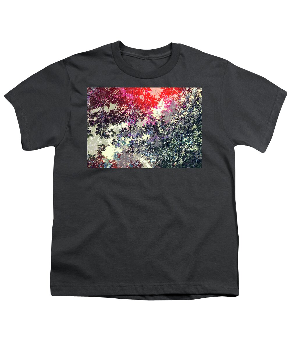 Nature Youth T-Shirt featuring the photograph Leaf Abstract by Susan Stone