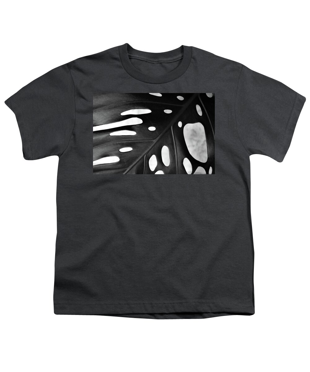 Leaf Youth T-Shirt featuring the photograph Leaf with Holes by Lynn Hansen
