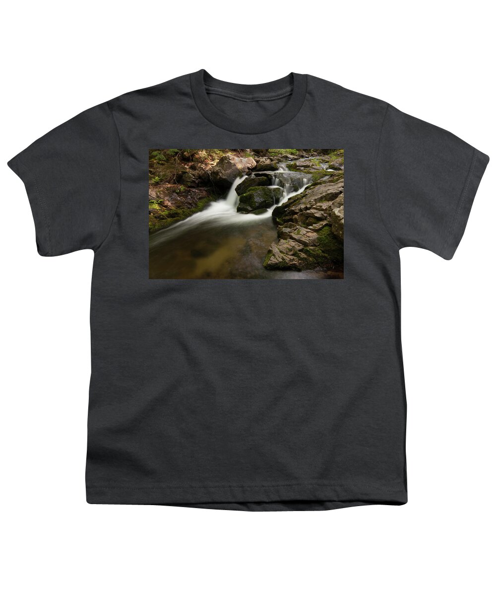 Waterfall Youth T-Shirt featuring the photograph Lower Pup Creek Falls by Paul Rebmann