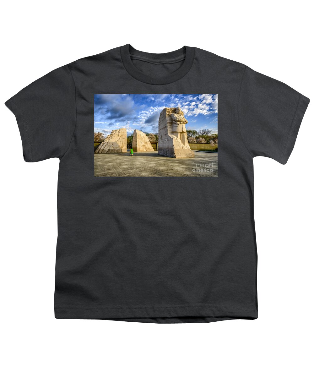 Martin Luther King Jr Memorial Youth T-Shirt featuring the photograph Martin Luther King Jr Memorial by Thomas R Fletcher