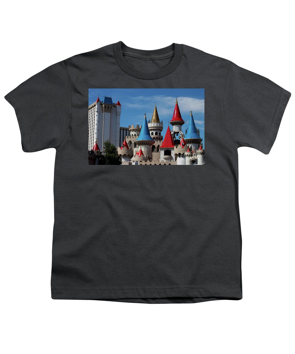 Excalibur Youth T-Shirt featuring the photograph Medival Castle by Ivete Basso Photography