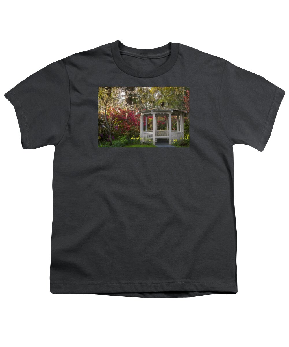 Magnolia Plantations Youth T-Shirt featuring the photograph Morning Glow at the Plantations by Ken Barrett
