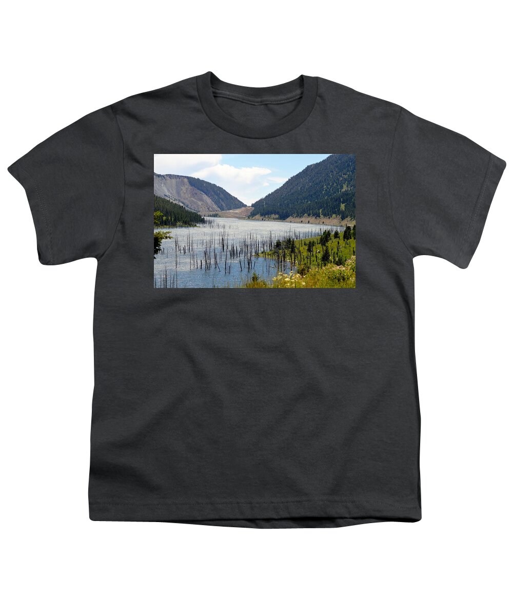  Youth T-Shirt featuring the photograph Mountain River by Michelle Hoffmann