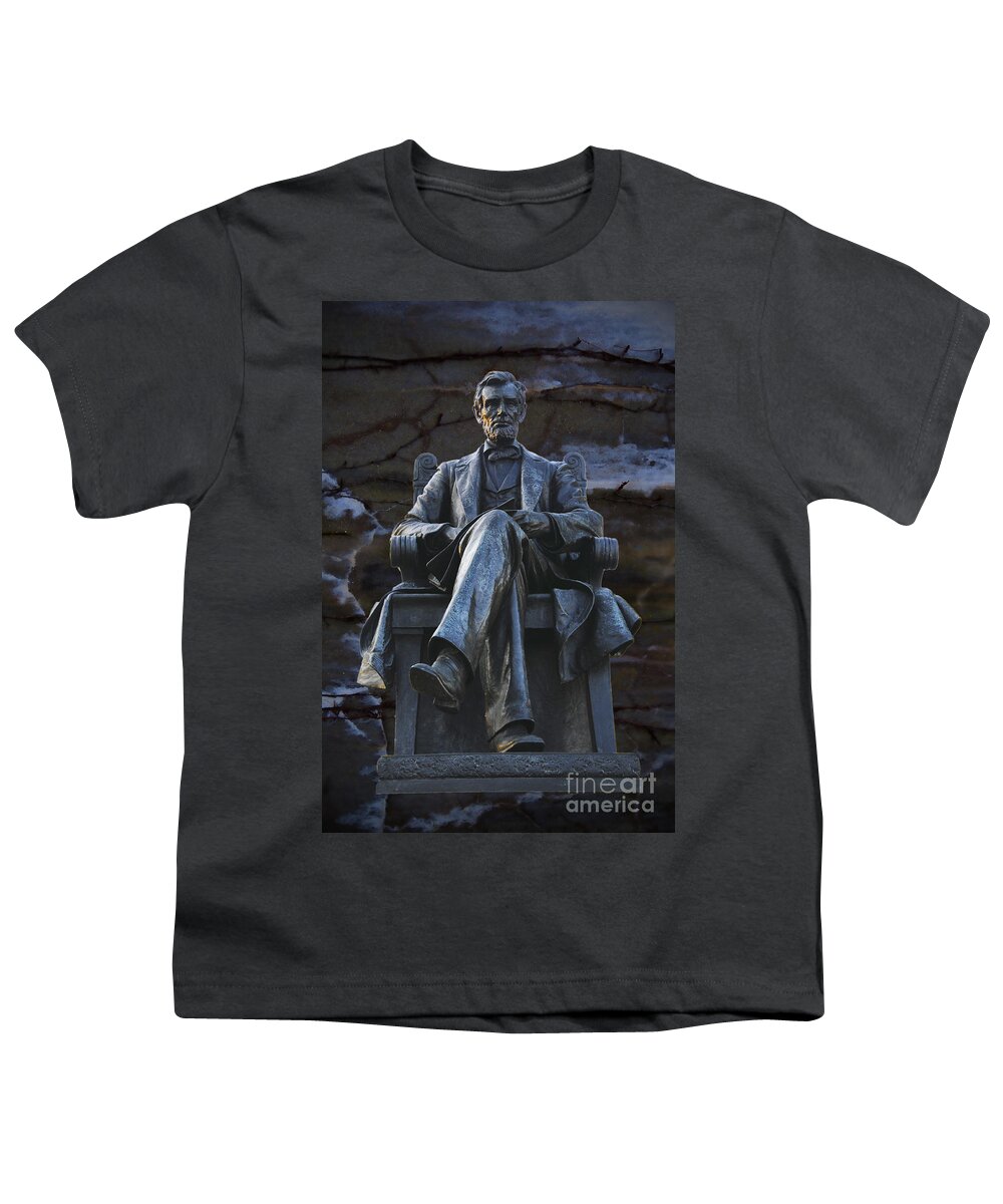 Lincoln Youth T-Shirt featuring the photograph Mr. Lincoln by David Arment