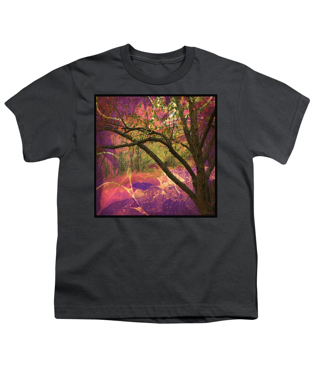 Trees Youth T-Shirt featuring the photograph Mystic Forest by Peggy Dietz
