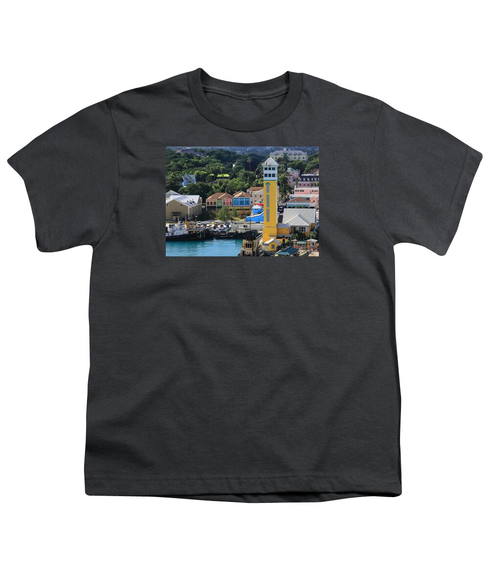 Bahamas Youth T-Shirt featuring the photograph Nassau Bahamas by Coby Cooper