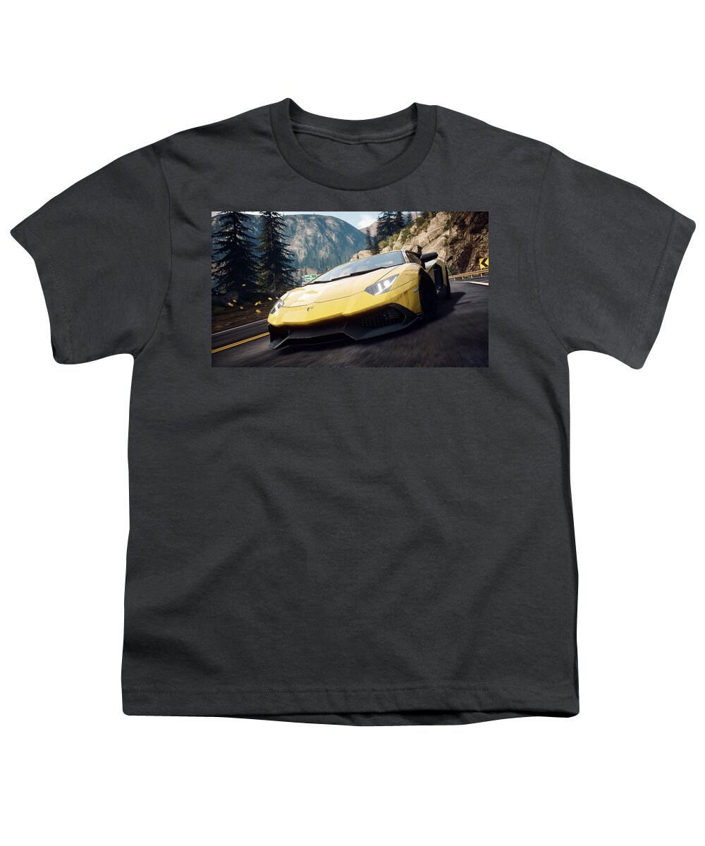 Need For Speed Rivals Youth T-Shirt featuring the digital art Need For Speed Rivals by Maye Loeser