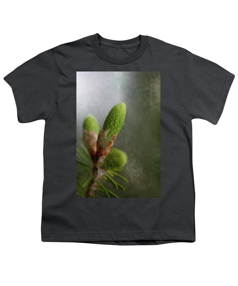 Growth Youth T-Shirt featuring the photograph New Growth 11 by WB Johnston