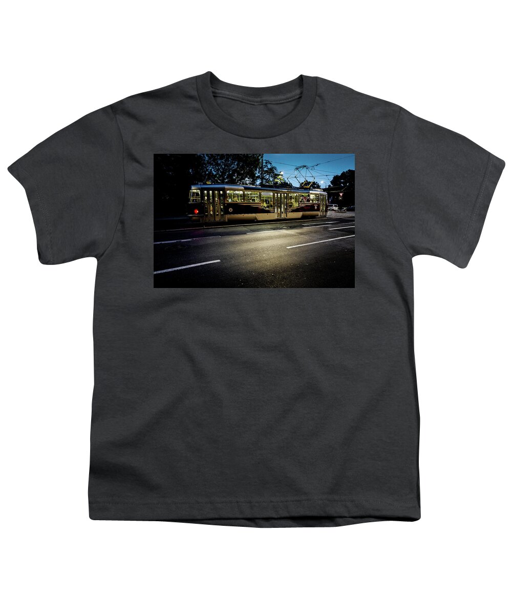 Prague Youth T-Shirt featuring the photograph Street Tram by M G Whittingham