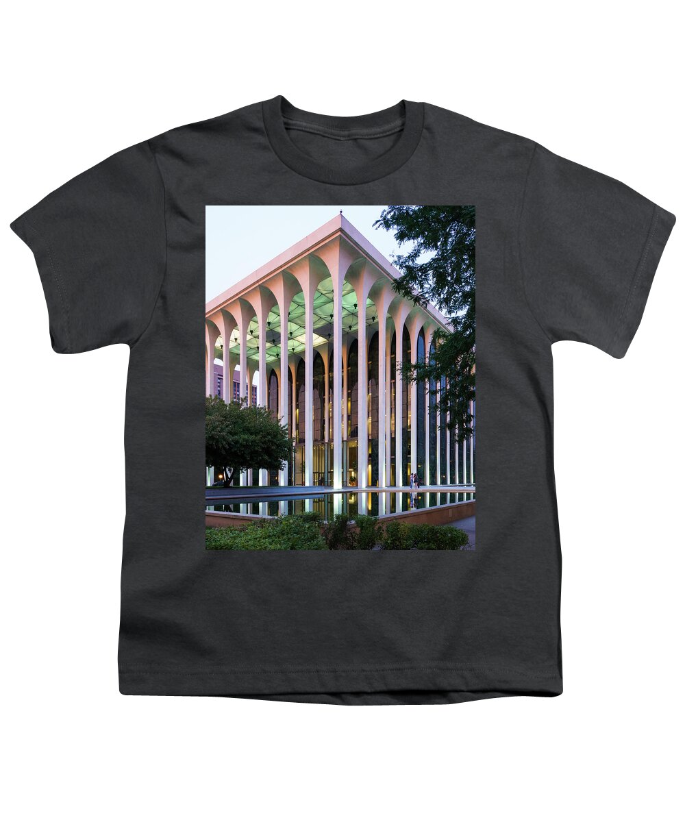 Minneapolis Youth T-Shirt featuring the photograph NWNL Building at Dusk by Mike Evangelist