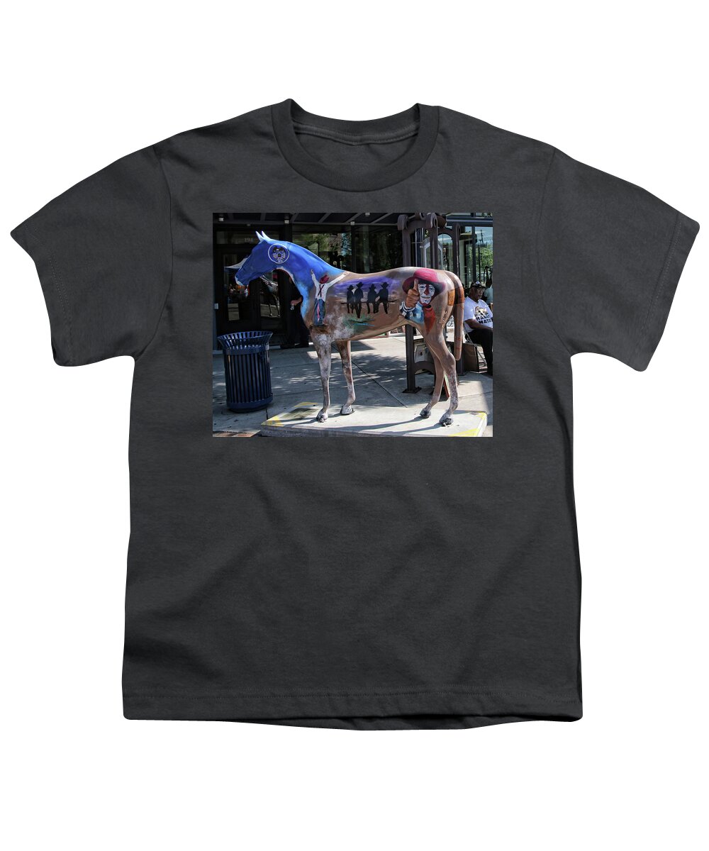 Ogden Horse 25 Youth T-Shirt featuring the photograph Ogden Horse 25 by Ely Arsha