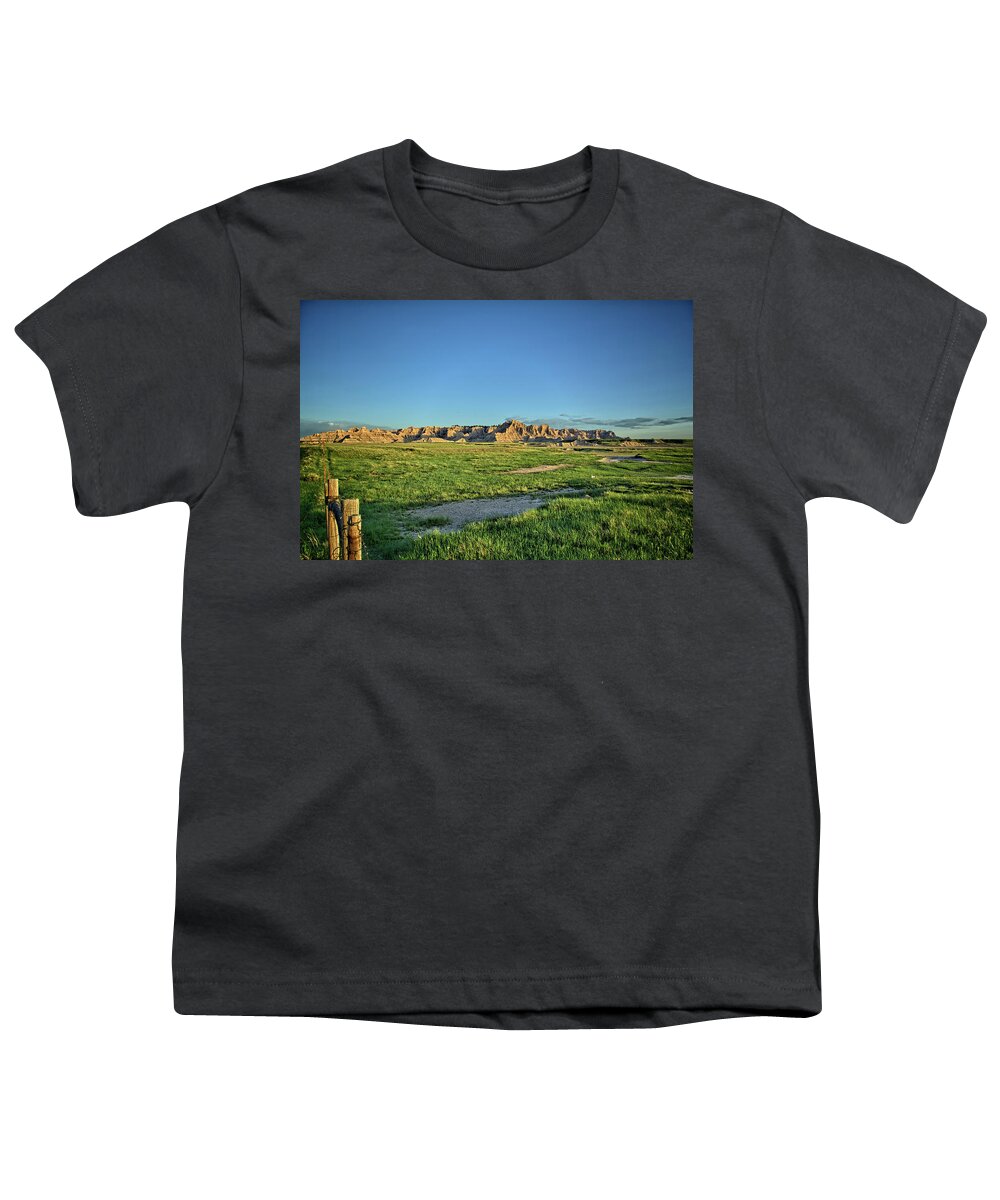 Reservation Youth T-Shirt featuring the photograph Oglala Badlands 3 by Bonfire Photography