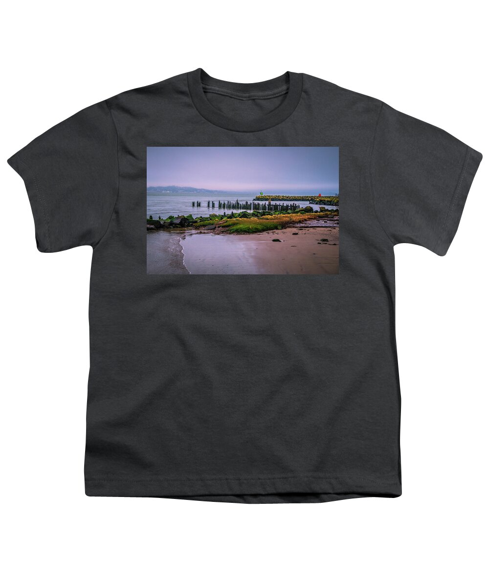 Columbia River Youth T-Shirt featuring the photograph Old Columbia River Docks by Bryan Carter