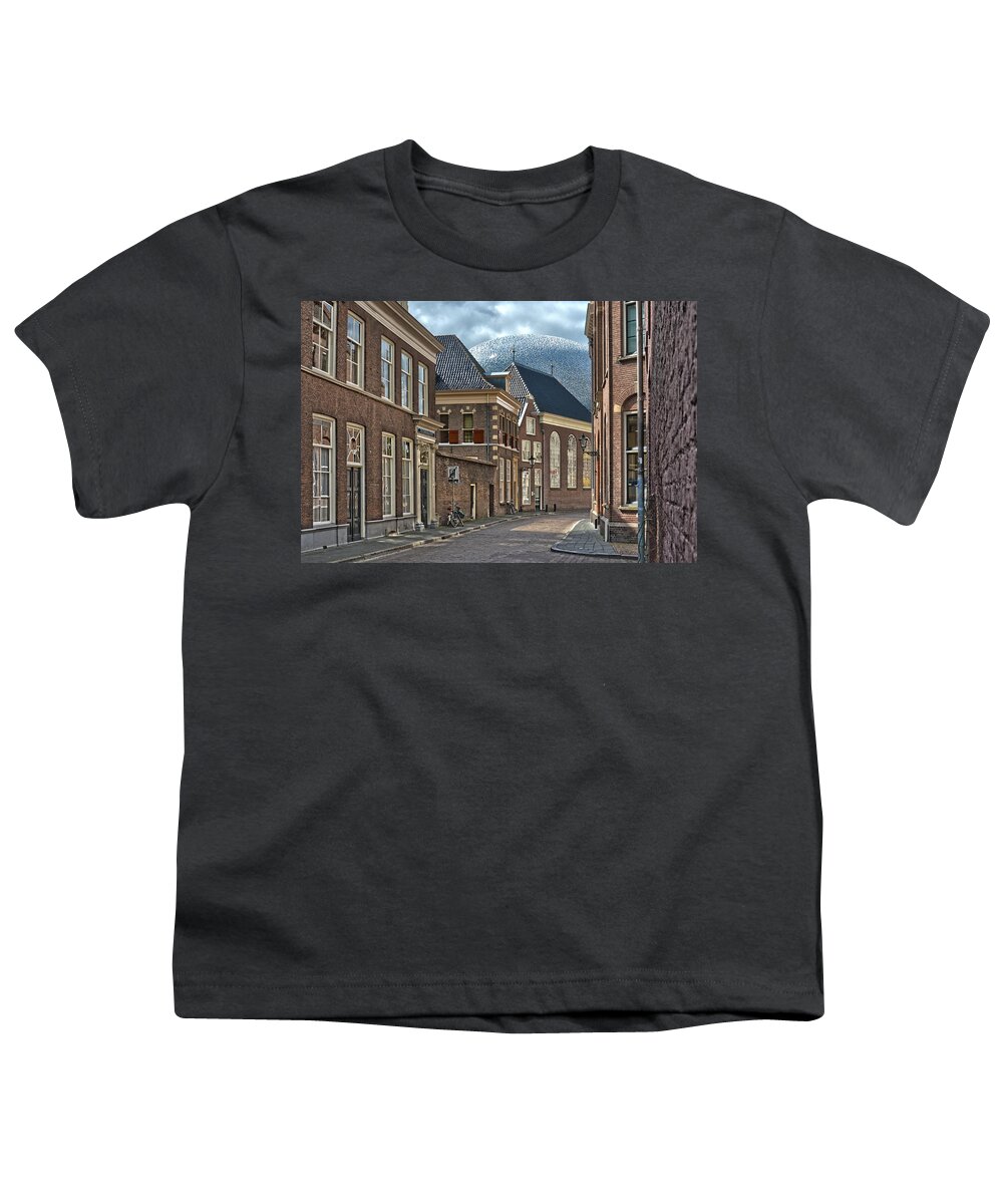 Zwolle Youth T-Shirt featuring the photograph Old Meets New in Zwolle by Frans Blok