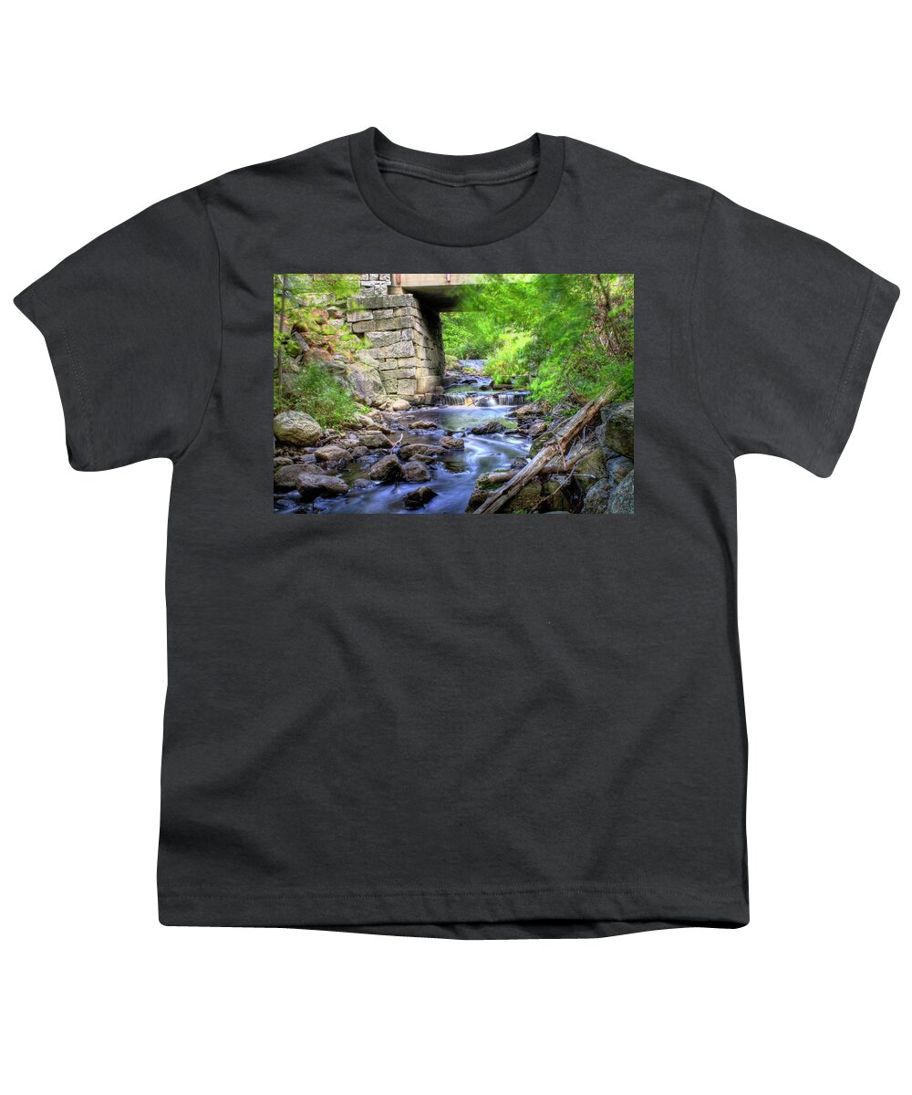 Water Youth T-Shirt featuring the photograph Old Mill Stream I by Greg DeBeck