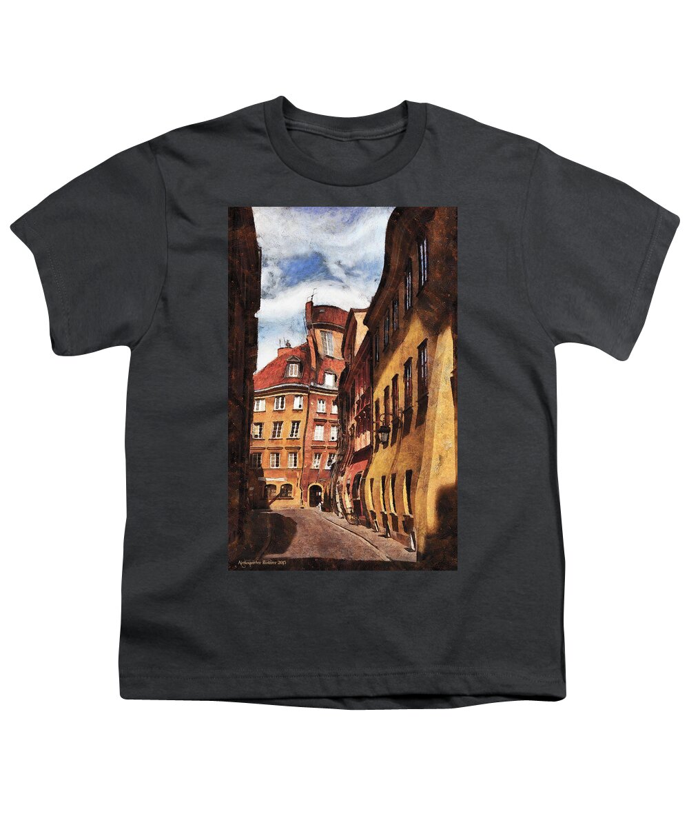  Youth T-Shirt featuring the photograph Old Town in Warsaw # 22 by Aleksander Rotner