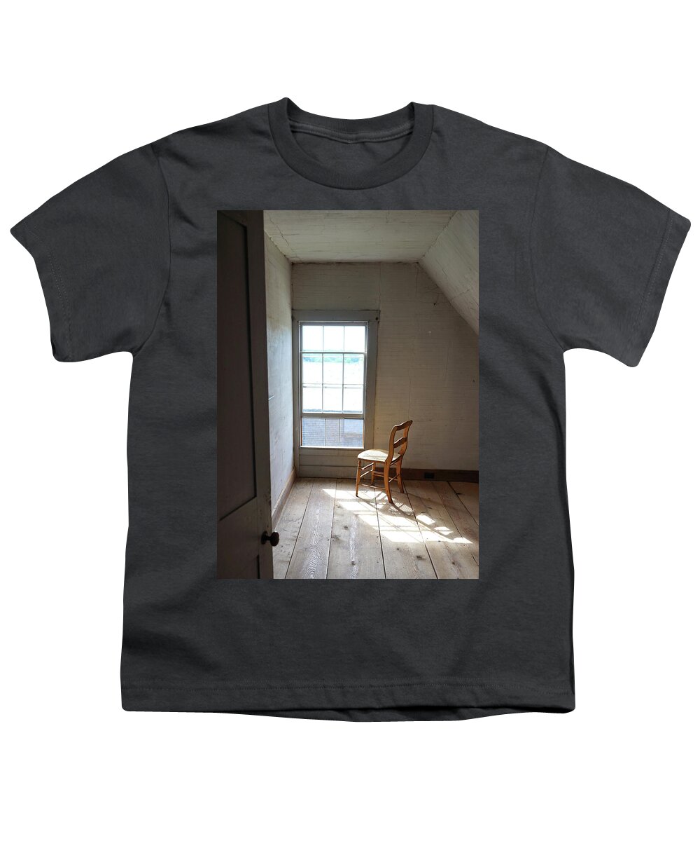 Wyeth Youth T-Shirt featuring the photograph Olson House Chair and Window by Paul Gaj