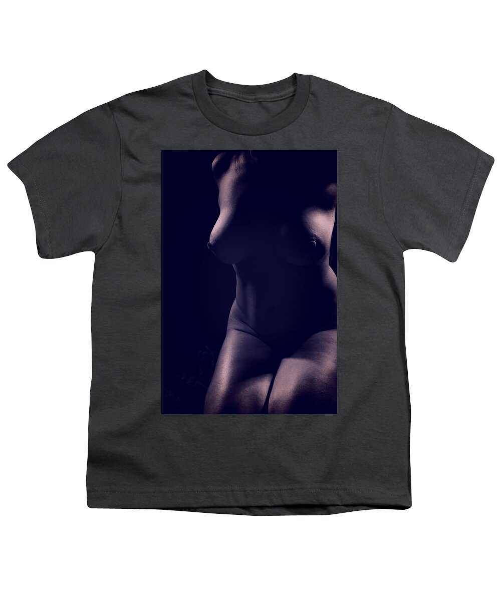 Model Youth T-Shirt featuring the photograph Onchela Nude 2 by Michael McGowan