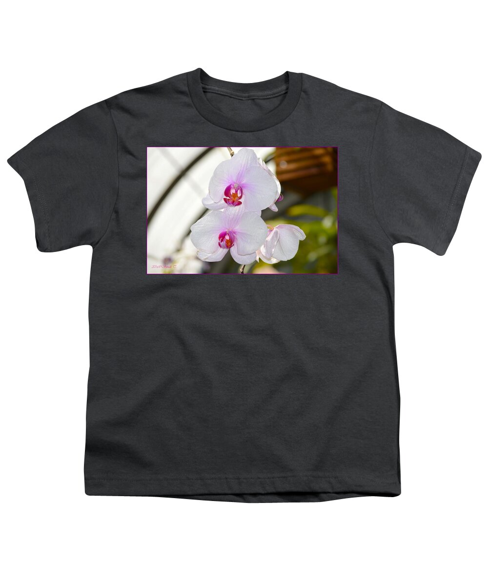 Orchid Aura Youth T-Shirt featuring the photograph Orchid Aura by Sonali Gangane