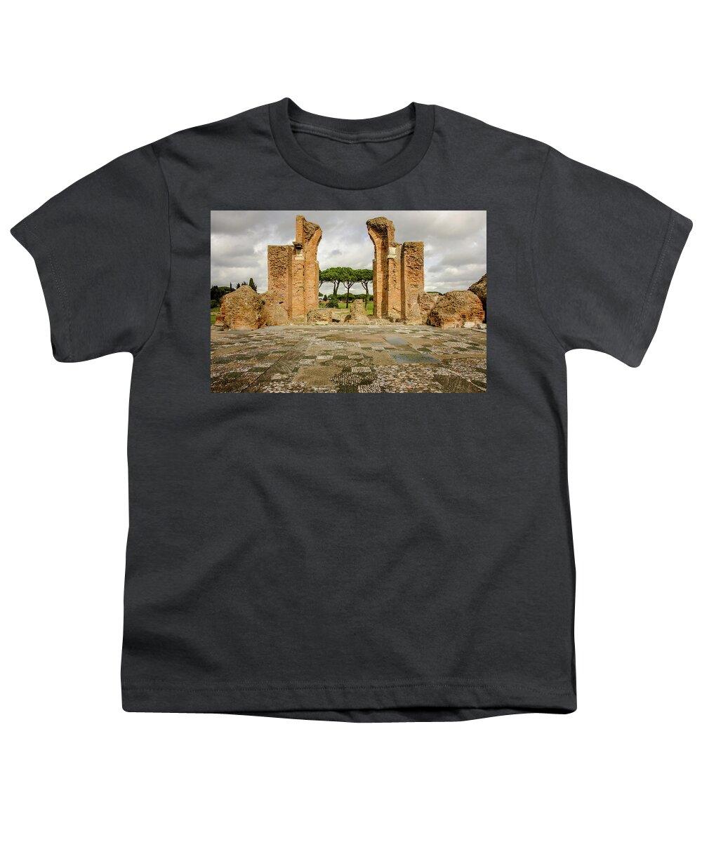 Ostica Antica - Baths Of The Marciana Youth T-Shirt featuring the photograph Ostica Antica - Baths of Marciana by Debra Martz