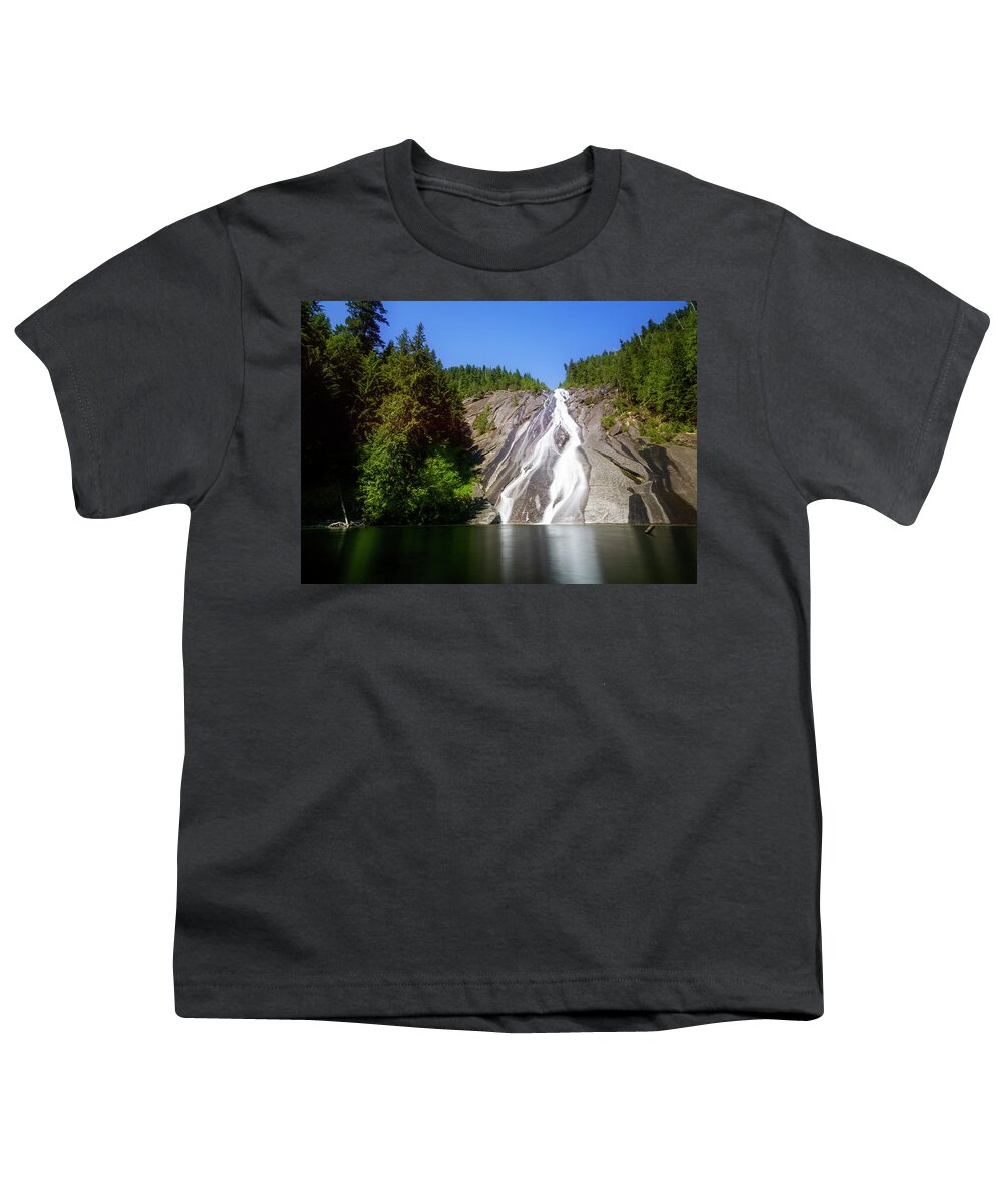 Washington Youth T-Shirt featuring the photograph Otter Falls by Pelo Blanco Photo