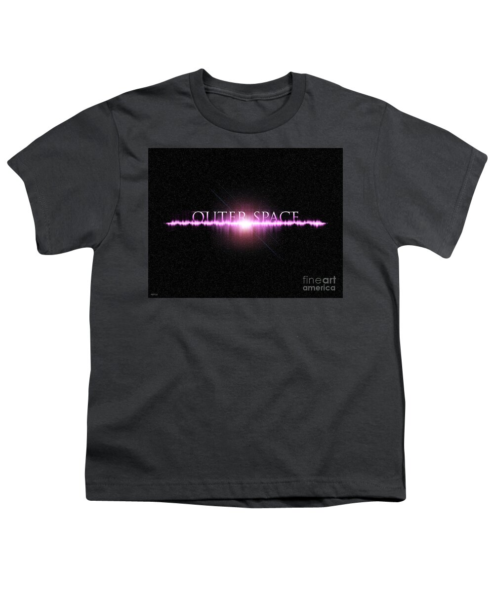 Space Youth T-Shirt featuring the digital art Outer Space by Phil Perkins