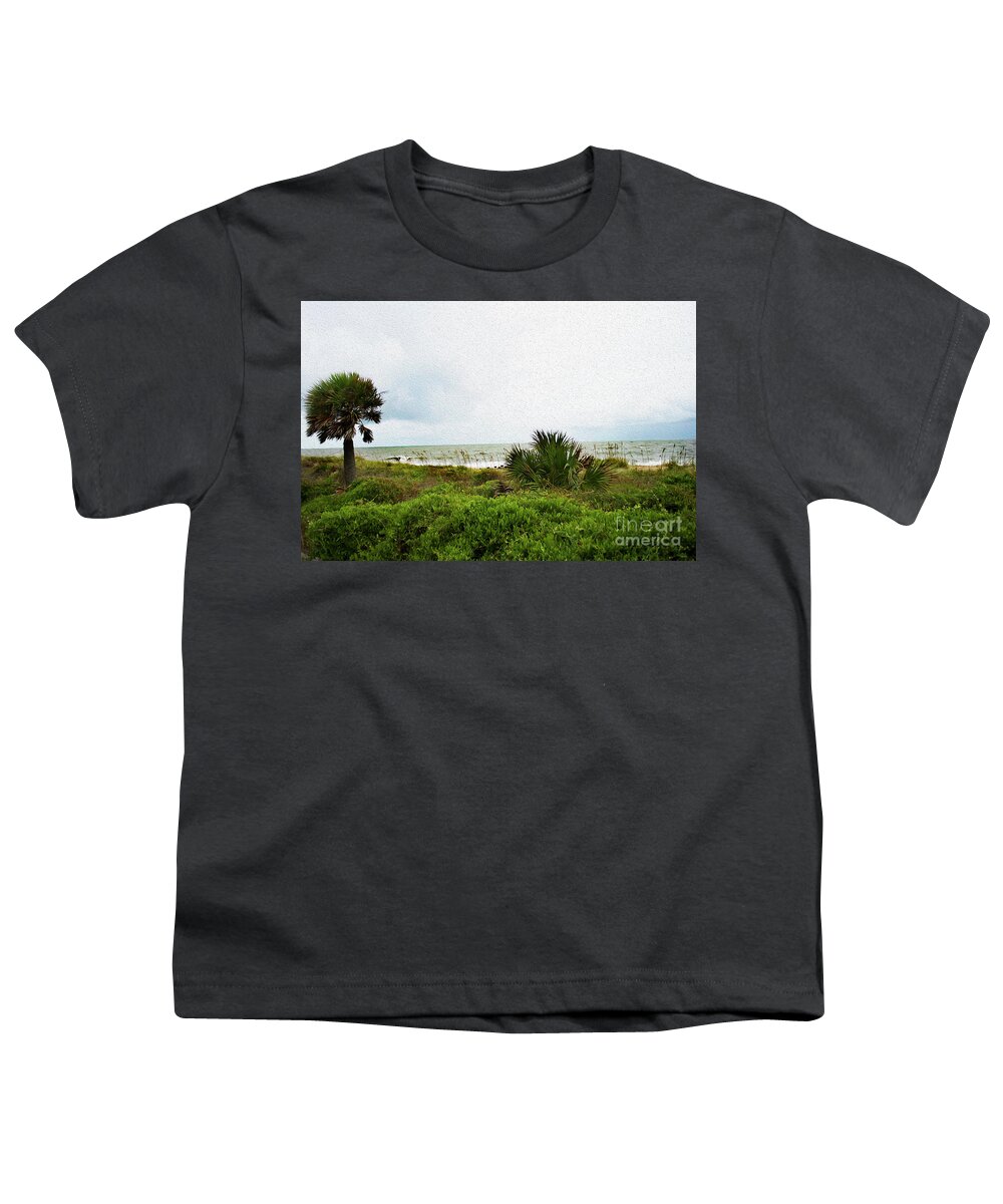 Intense Youth T-Shirt featuring the photograph Painted Edisto Beach by Skip Willits