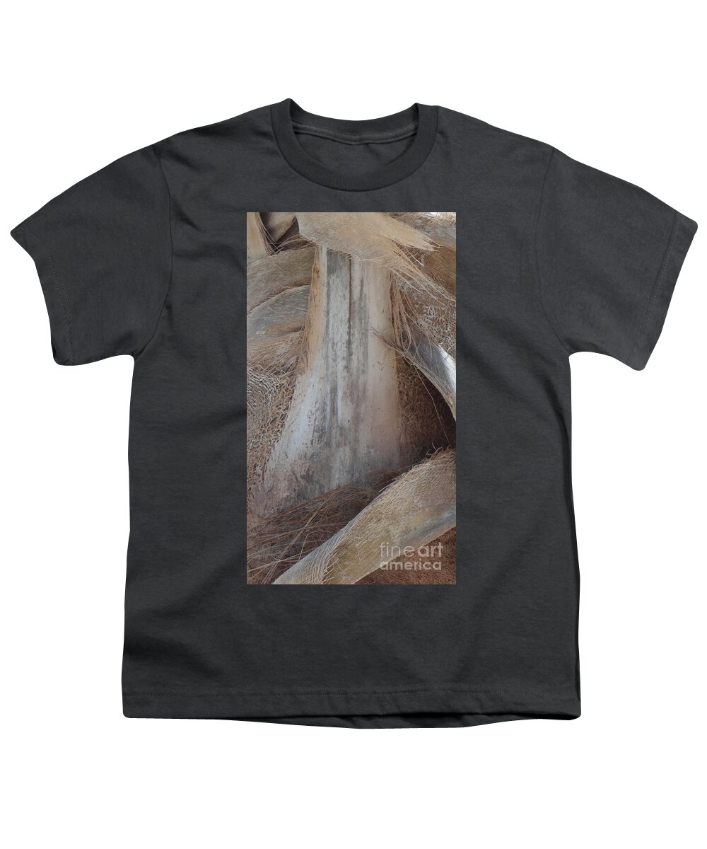 Palm Trunk Pattern Texture Youth T-Shirt featuring the photograph Palm Series 1-1 by J Doyne Miller