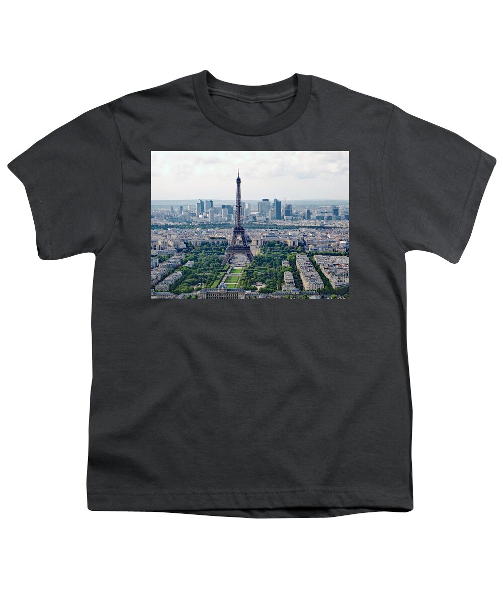 France Youth T-Shirt featuring the photograph Paris France by T Guy Spencer