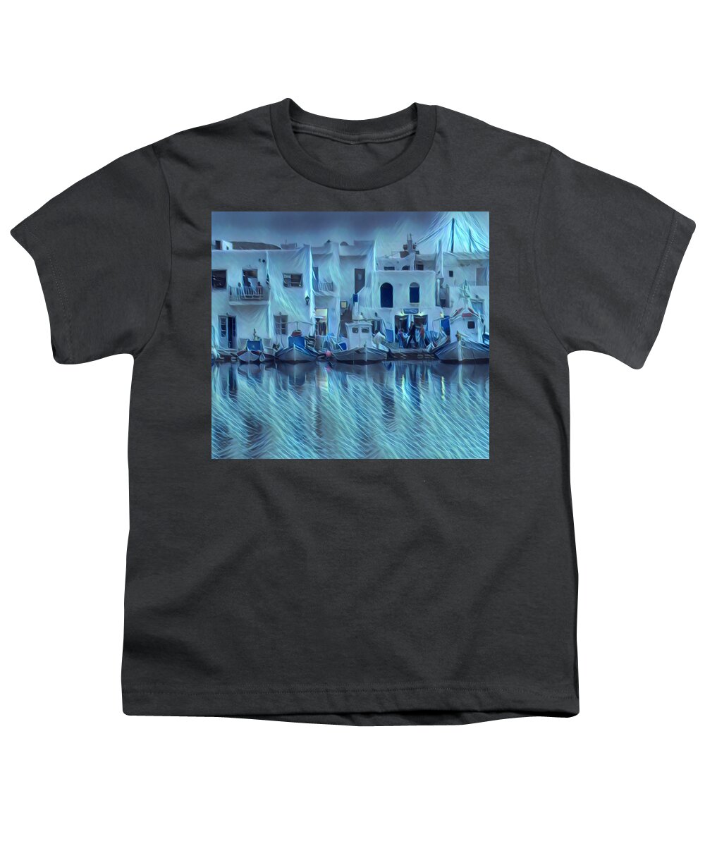 Colette Youth T-Shirt featuring the photograph Paros Island Beauty Greece by Colette V Hera Guggenheim