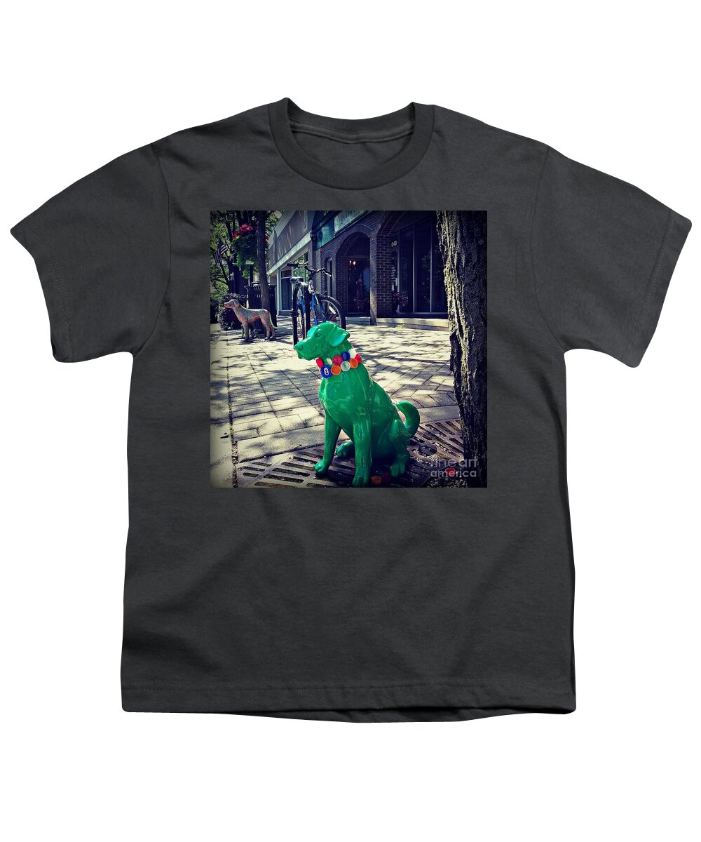 Photography Youth T-Shirt featuring the photograph Pets on Parade by Frank J Casella