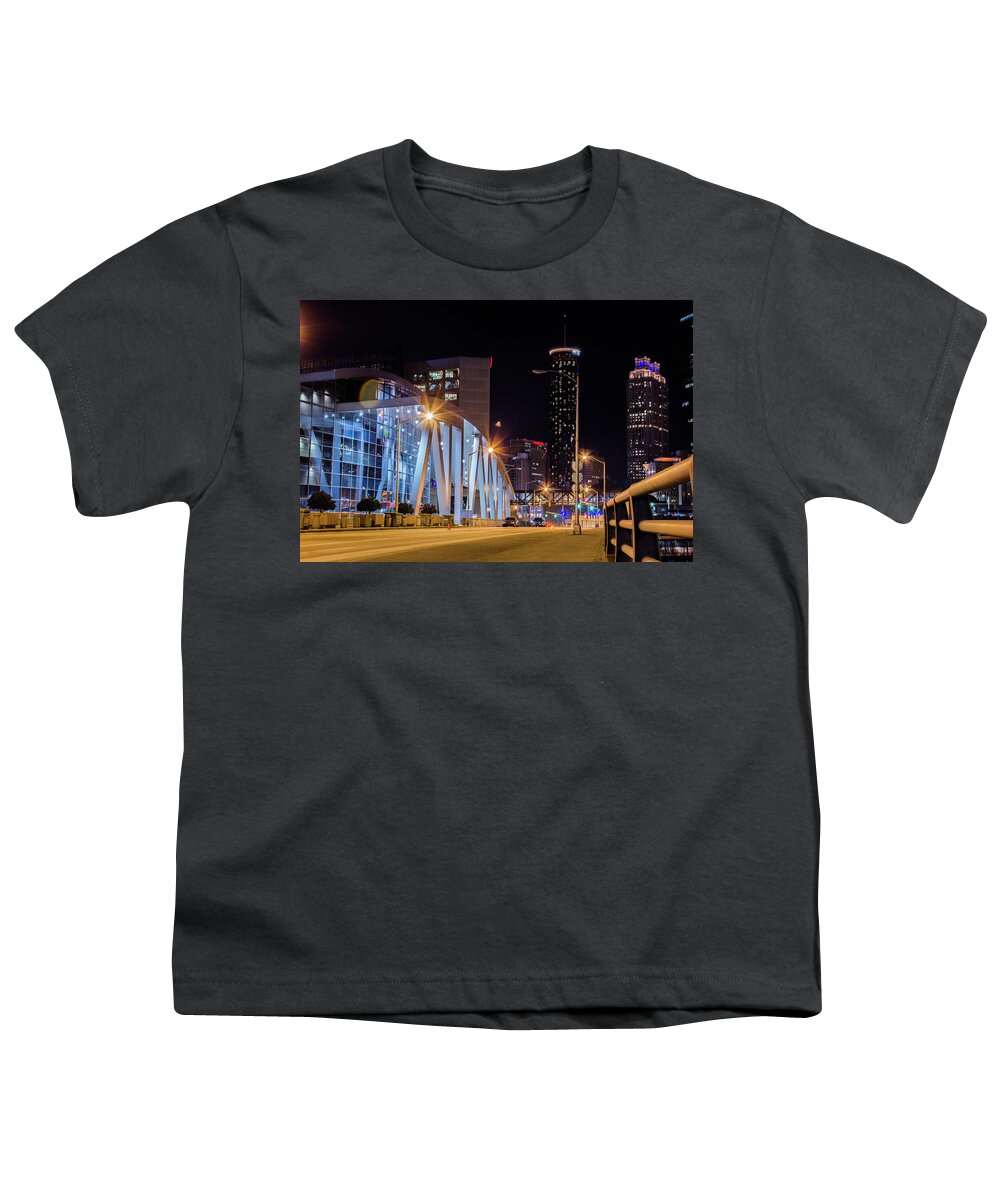 Atlanta Youth T-Shirt featuring the photograph Phillips Arena by Kenny Thomas