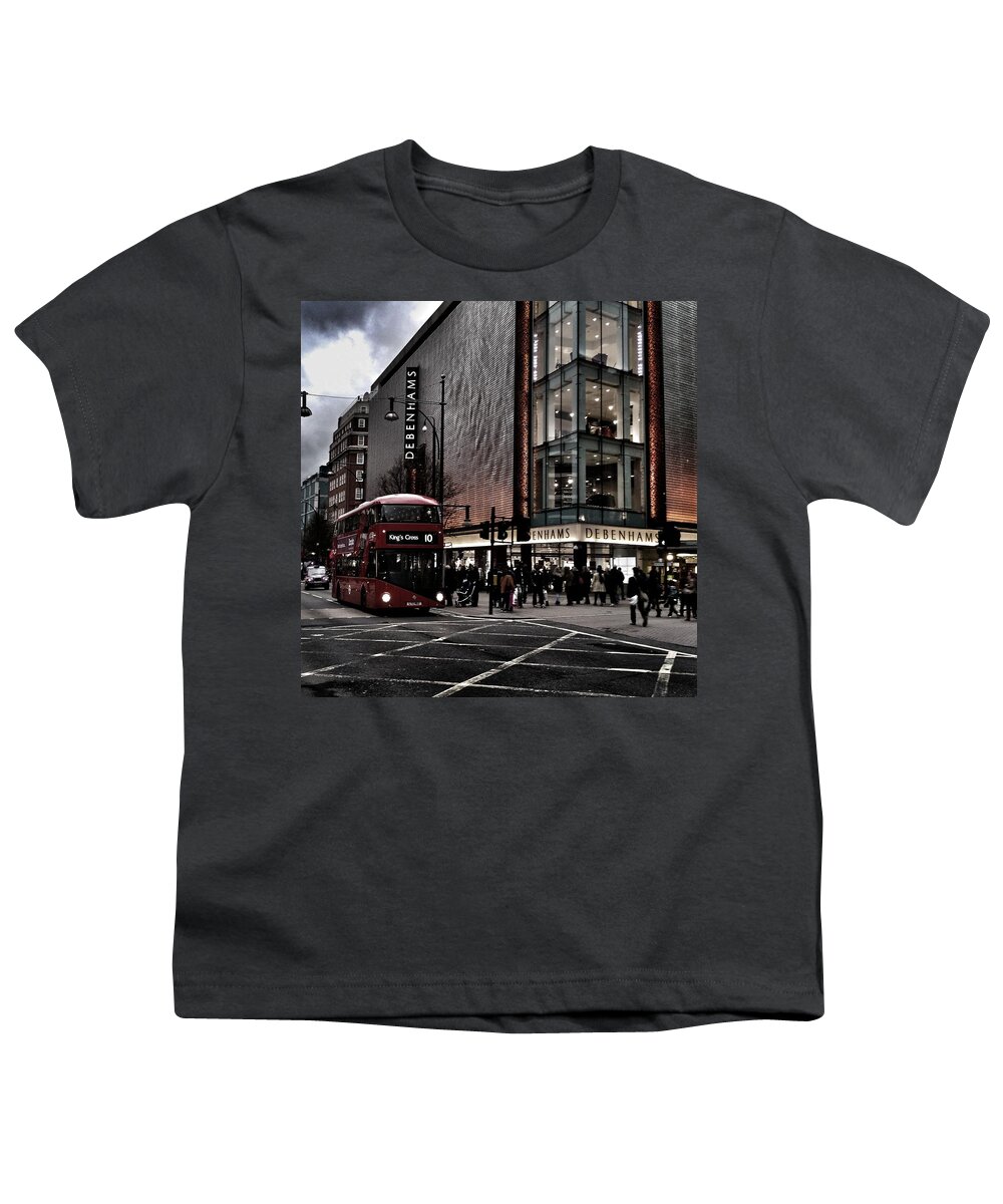 London Youth T-Shirt featuring the photograph Piccadilly Circus by Joshua Miranda