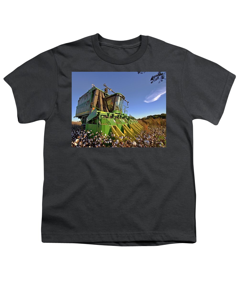 Ag Youth T-Shirt featuring the photograph Pickin by David Zarecor