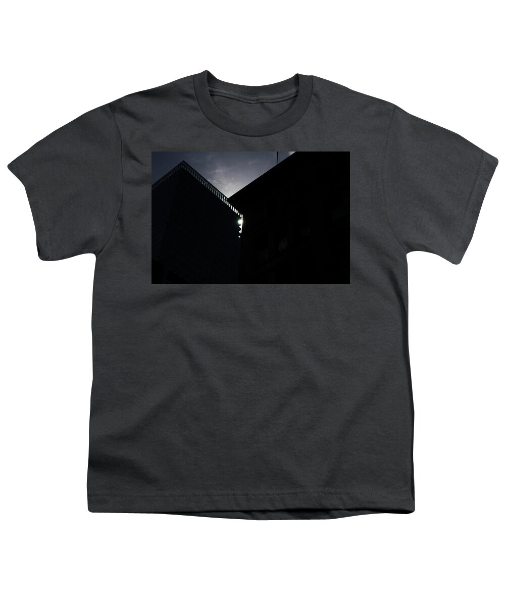 Urban Youth T-Shirt featuring the photograph Pinhole by Kreddible Trout