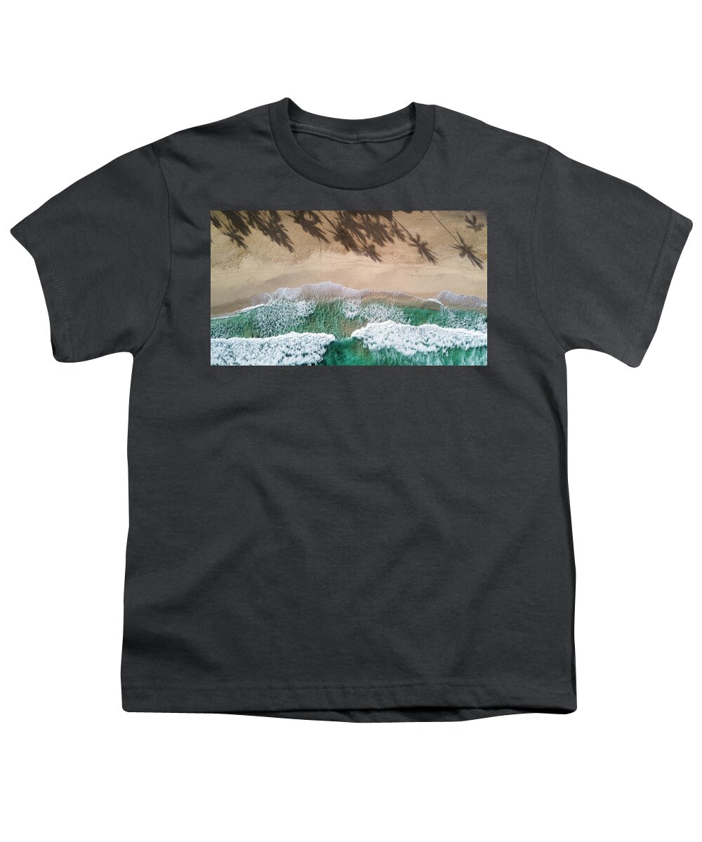  Youth T-Shirt featuring the photograph Pipeline Shadows by Leonardo Dale