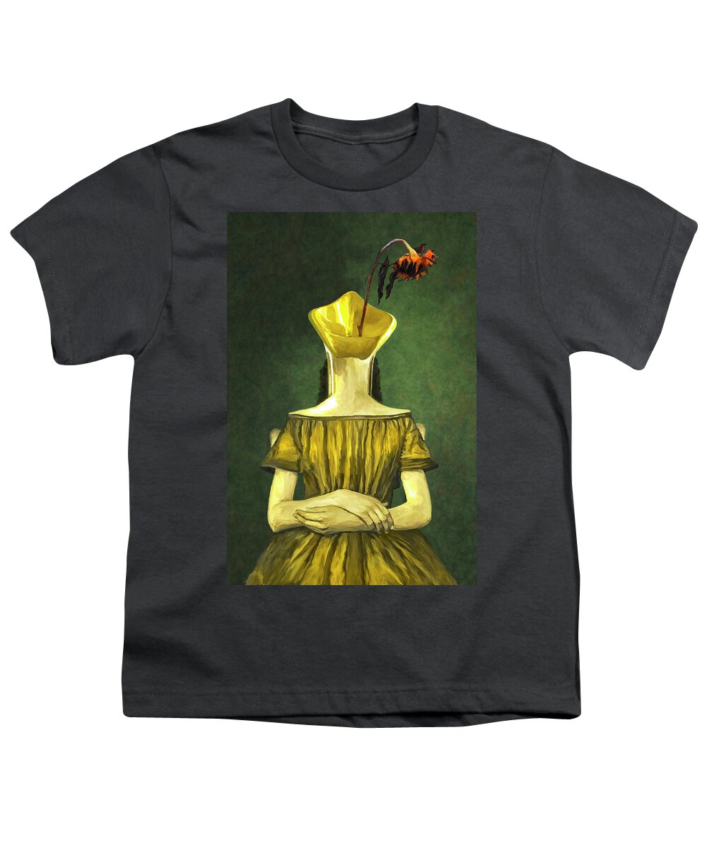 Pot Youth T-Shirt featuring the digital art Pot Head by Rick Mosher