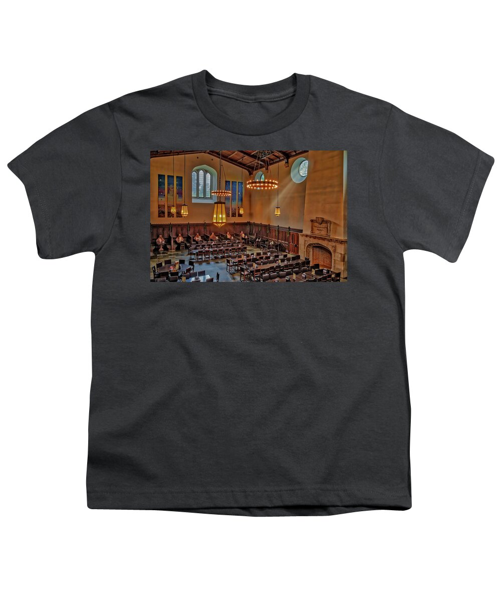 Princeton University Youth T-Shirt featuring the photograph Princeton University Community Hall by Susan Candelario