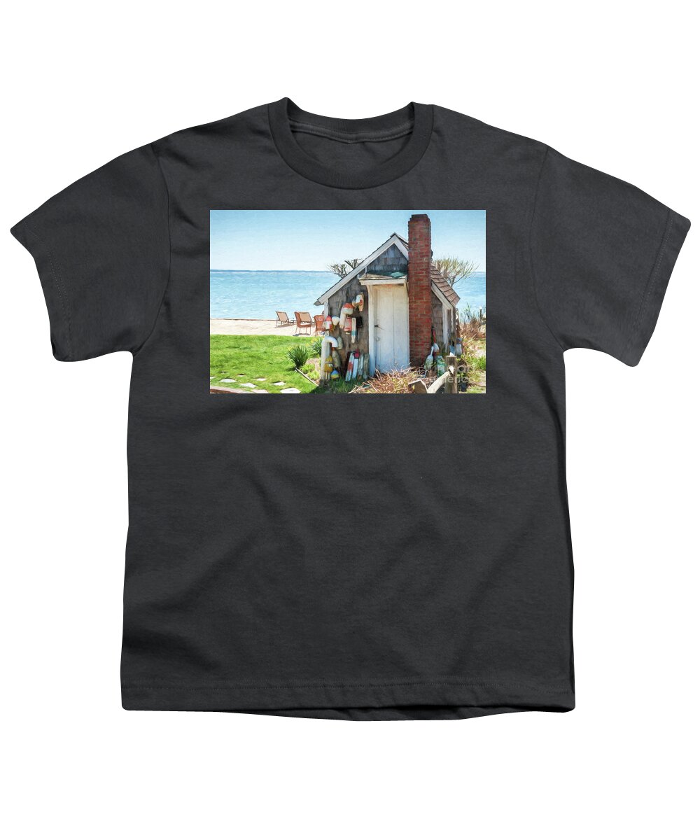Commercial St Youth T-Shirt featuring the photograph Provincetown Shed by Michael James