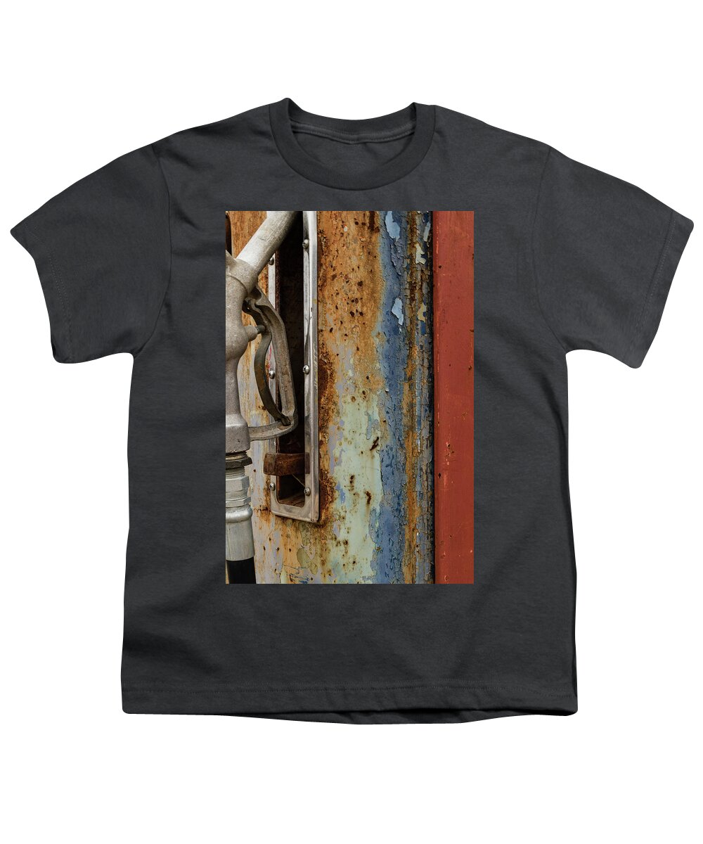 Gas Pump Youth T-Shirt featuring the photograph Pumped by Holly Ross