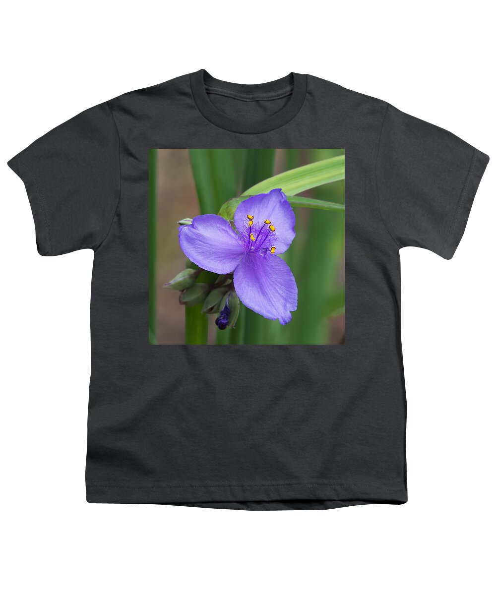 Nature Youth T-Shirt featuring the photograph Purple Passion by Kenneth Albin
